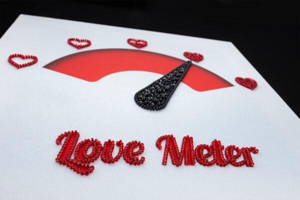 Комплект за бродиране с мъниста, 33027 LOVE METER