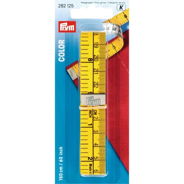 Шивашки сантиметър комбиниран см/inch Prym Color 150 см, 282125