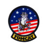 Текстилна апликация за гладене Top Gun Tomcat, 18301, 7,3 × 6,2 см