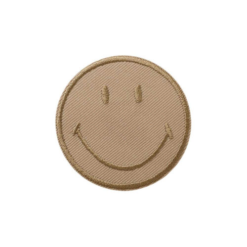 applikation-patch-bC3BCgelbild-smileyC2A9-braun Текстилна апликация за гладене Smiley, 06826, кафява