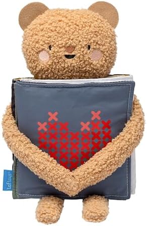 Бебешка мека книжка с огледало, Taf Toys, Мече Снимка на Бебешка мека книжка с огледало
